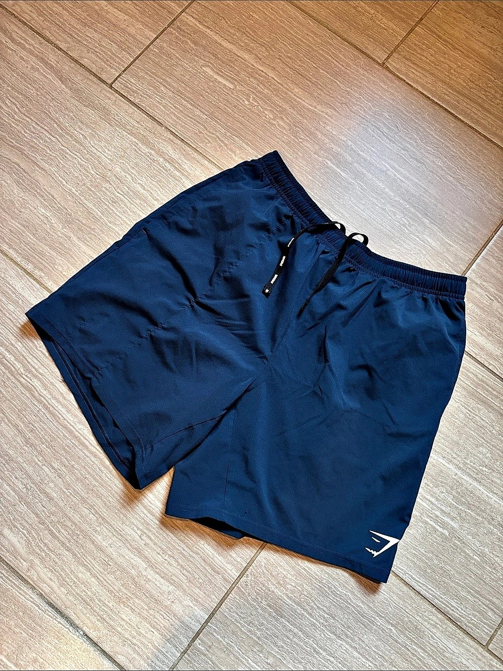 GYMSHARK Arrival Shorts Arrival Men's Athletic Shorts Blue Large